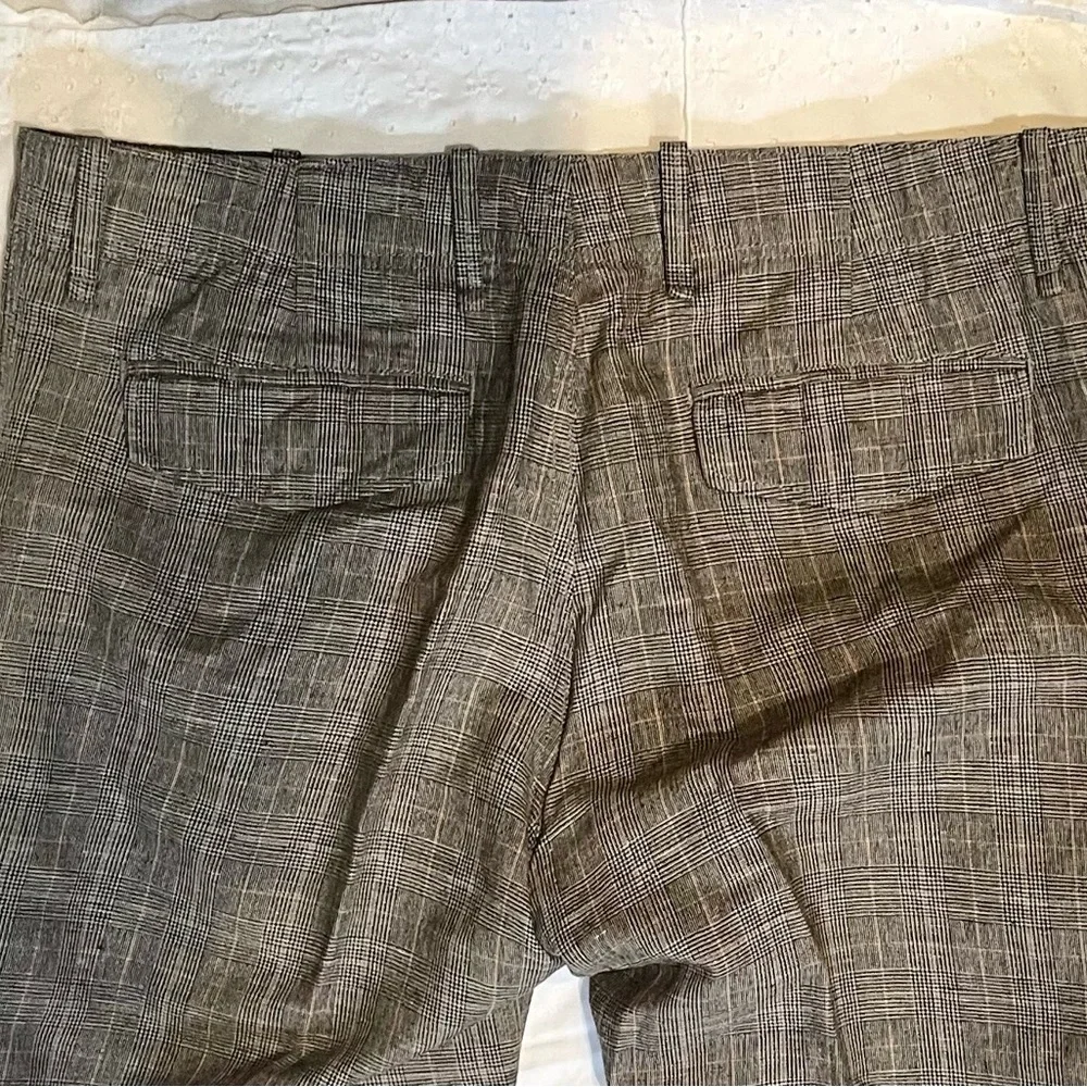 Banana Republic Straight Fit plaid Trousers